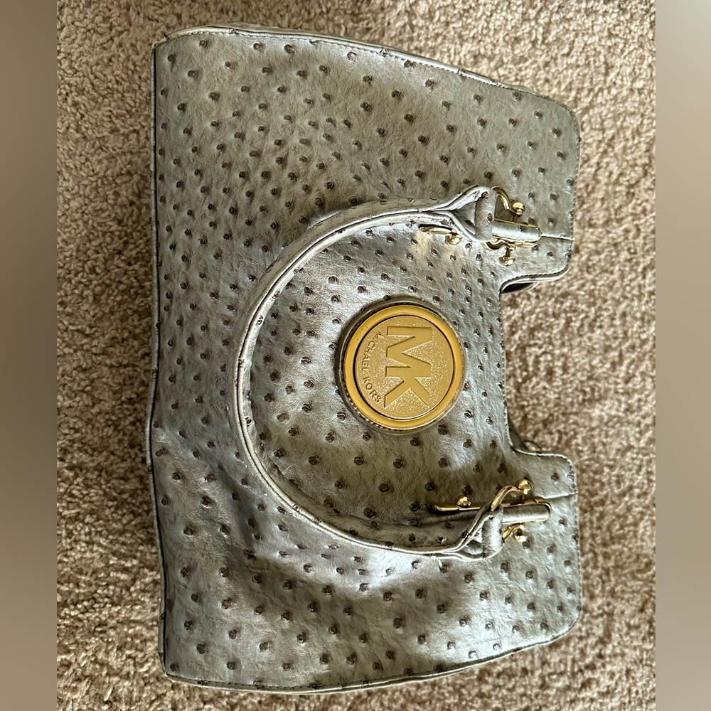 Gray Michael Kors bag